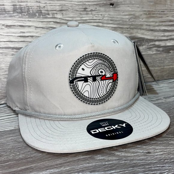 GMC AT4 Topo 3D Classic Rope Hat- Grey - Picture 2 of 4